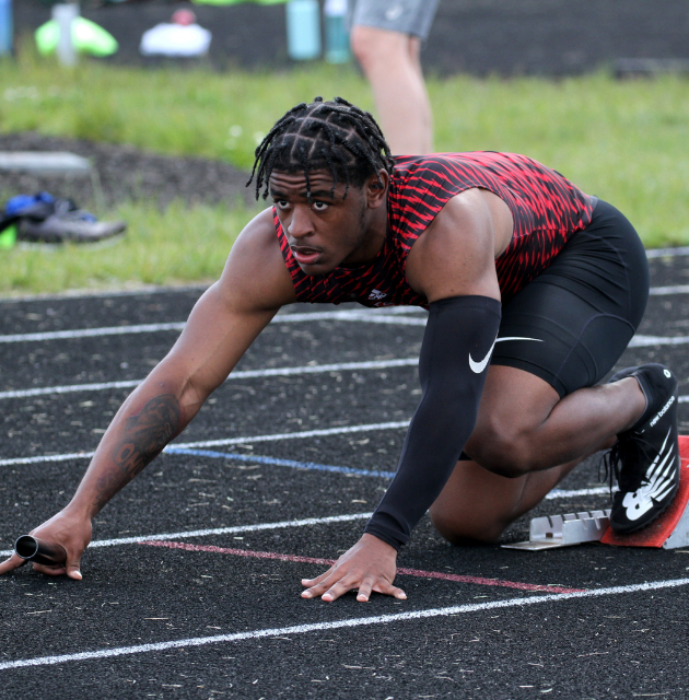 Student on the track